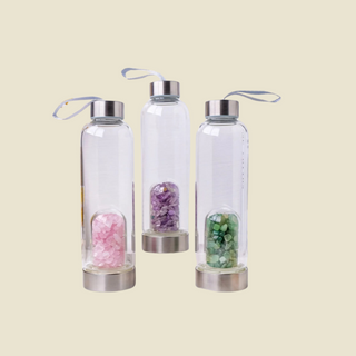 BOTELLAS CON CUARZOS